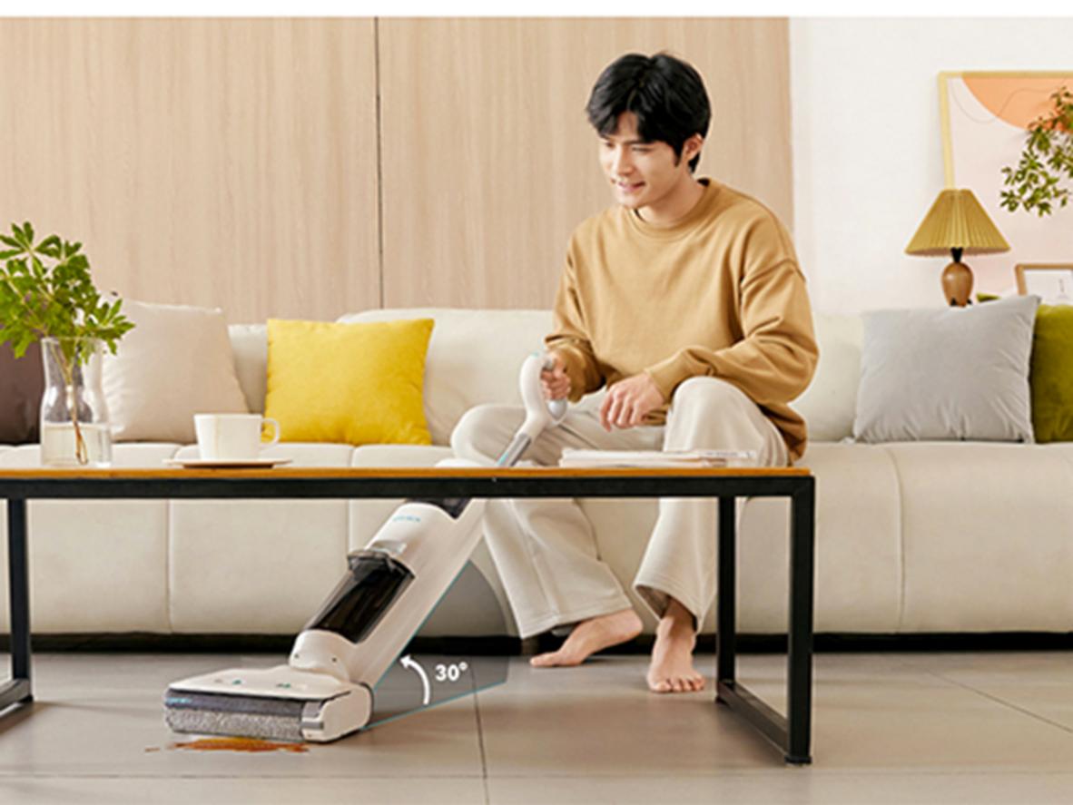 Thiết kế máy hút bụi không dây giúp dọn nhà linh hoạt hơn mỗi ngày.