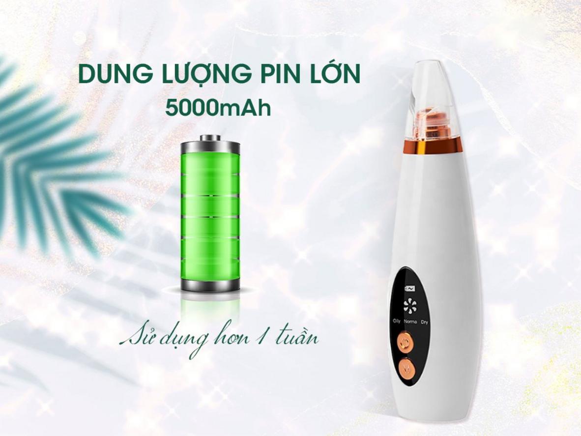 6 đầu hút chuyên dụng giúp linh hoạt theo từng vùng da.