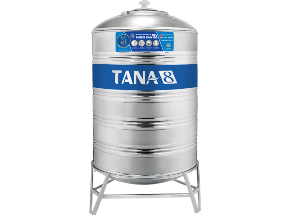 Bồn nước inox Tân Á 8 - 310 lít đứng (Ø740mm)