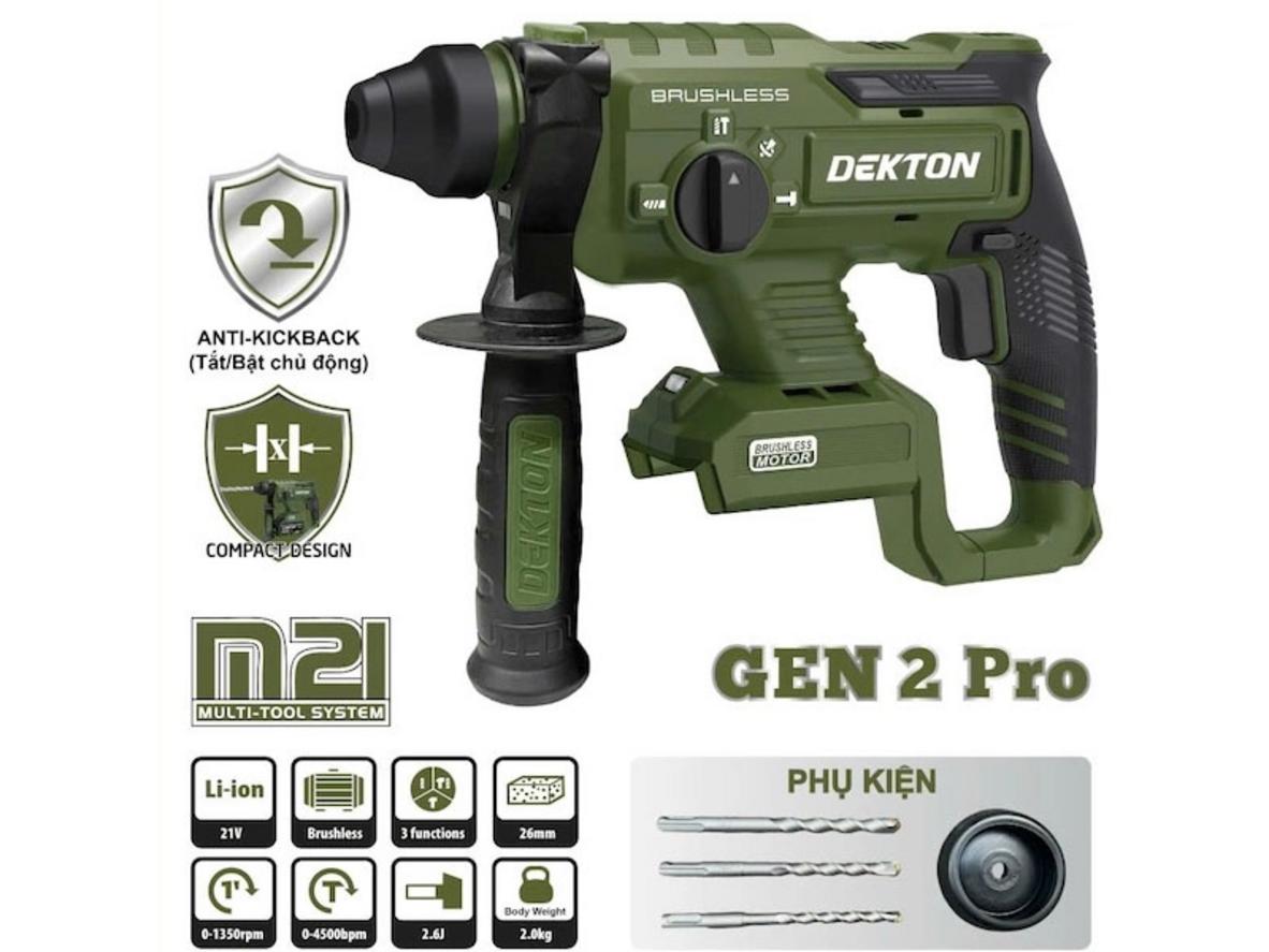 Chân pin M21 phổ thông giúp tối ưu chi phí và dễ dùng chung phụ kiện.