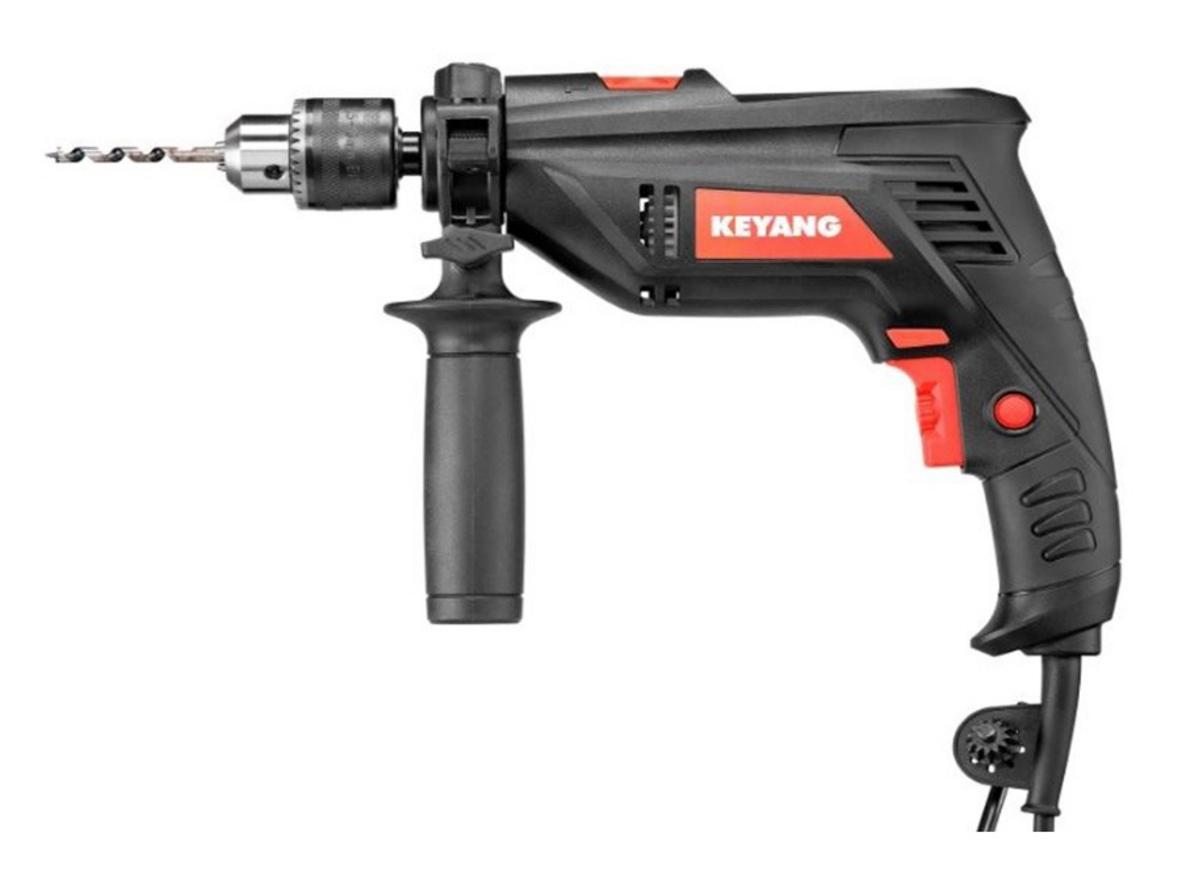 Đầu kẹp 13mm khóa tay giúp thay mũi nhanh và thao tác linh hoạt.