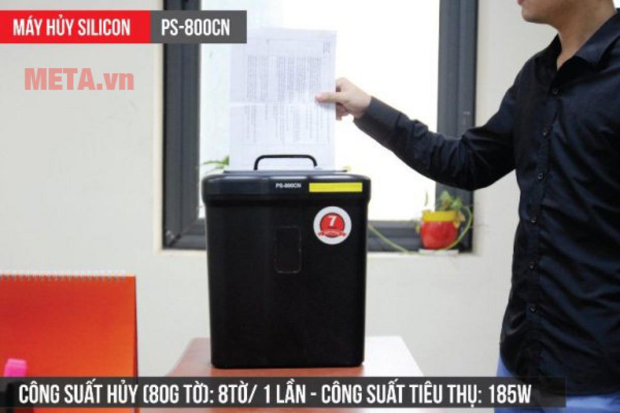 Kiểu hủy sợi nhỏ 4mm x 30mm giúp bảo vệ tài liệu nhạy cảm tốt hơn.