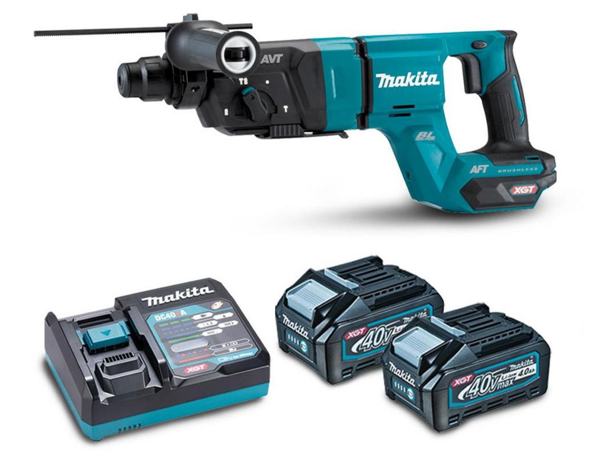 Máy khoan đa năng dùng pin 40V Makita HR007GM201 (có sạc + 2 pin 4AH)