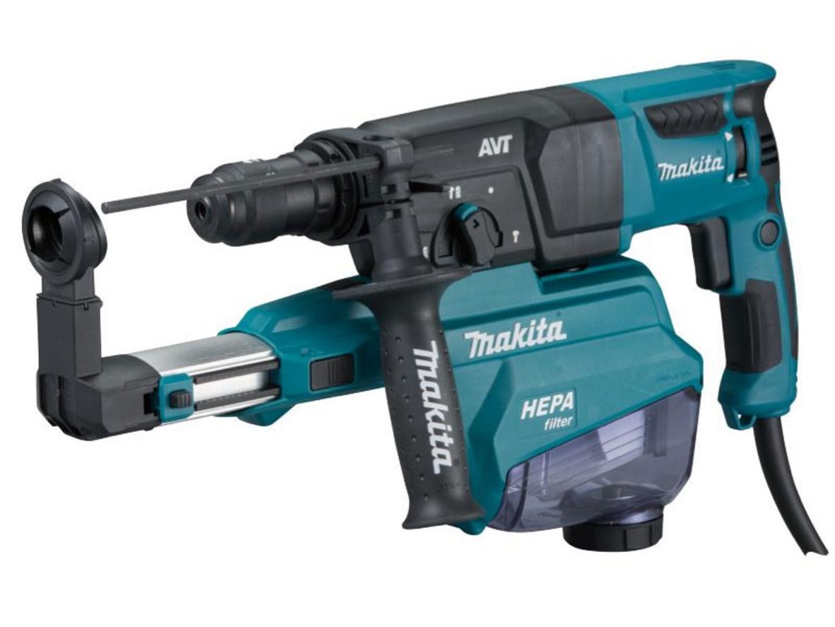 Máy khoan đa năng với hệ thống hút bụi Makita HR2653T