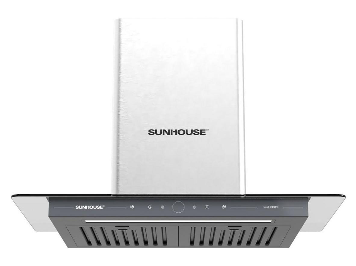 Máy hút mùi chữ T Sunhouse SHB72013 nổi bật với thiết kế hiện đại và thao tác không chạm.