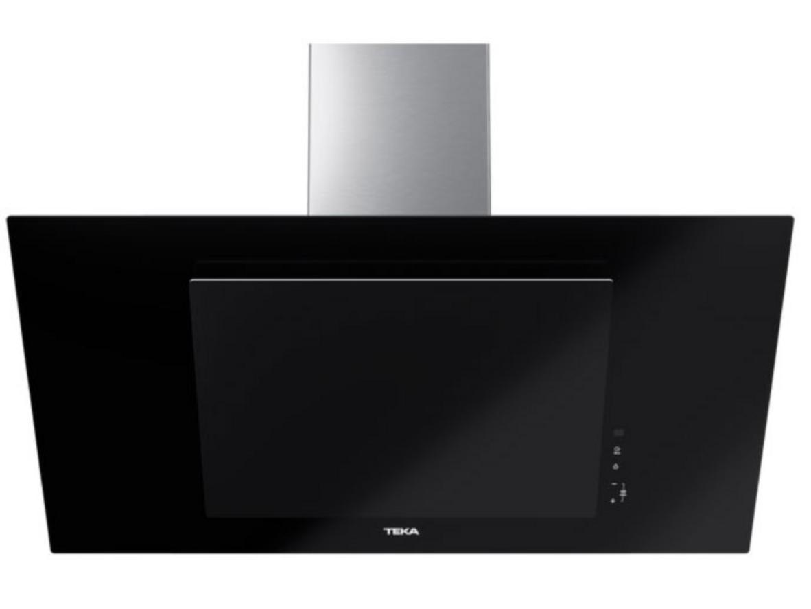 Máy hút mùi kính vát cao cấp Teka DVT 98660 TBS BK (90cm) cho bếp hiện đại.