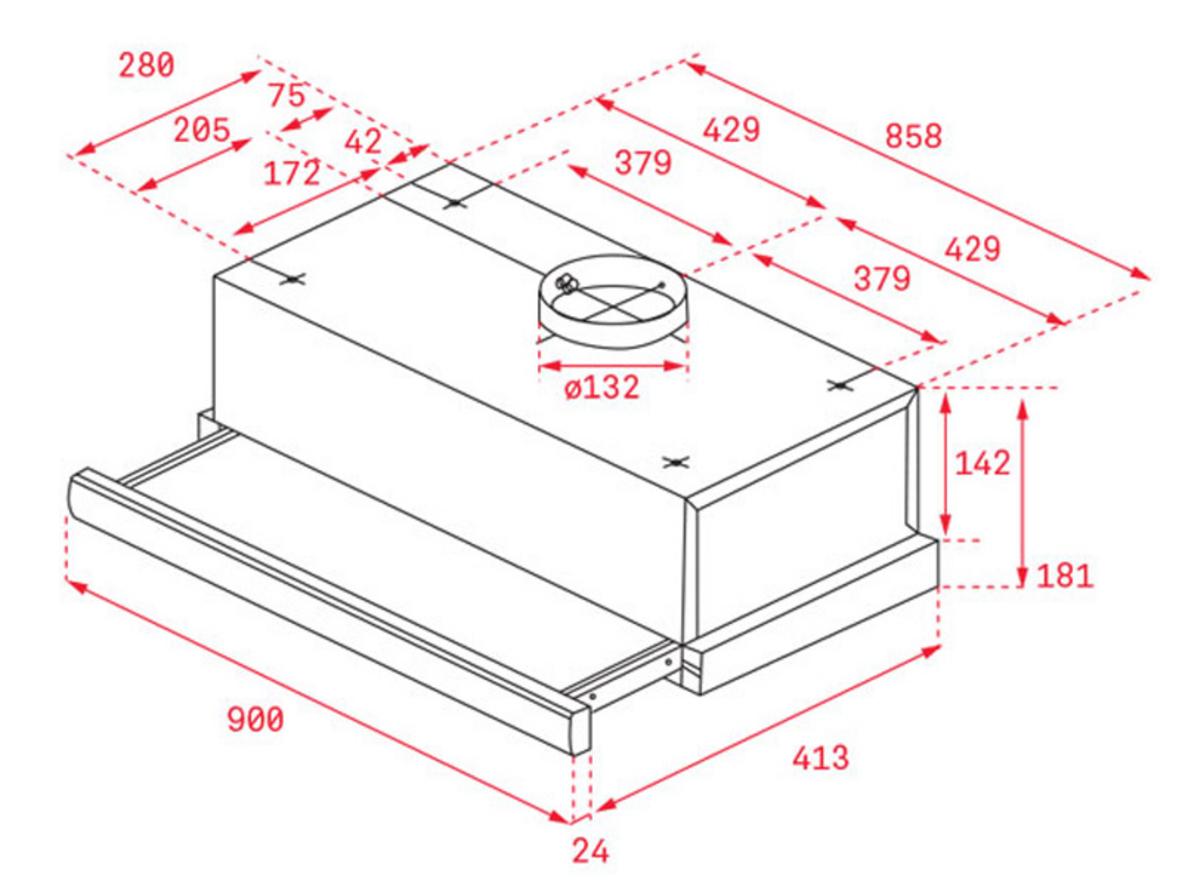 Teka TL 9310 tối ưu không gian bếp nhờ thiết kế âm tủ kéo trượt