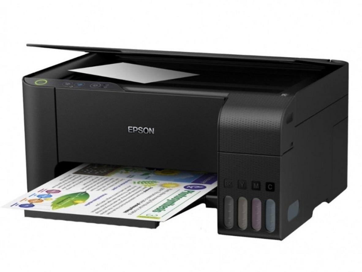 Epson L3110 nổi bật với hệ thống EcoTank tiết kiệm mực và chất lượng in sắc nét cho nhu cầu văn phòng.