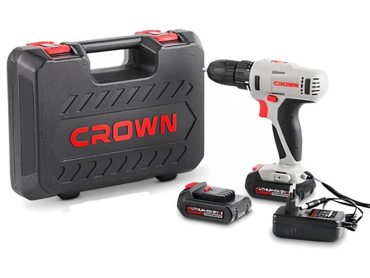 Máy khoan Crown CT21052L-BMC cho thao tác khoan và bắt vít linh hoạt