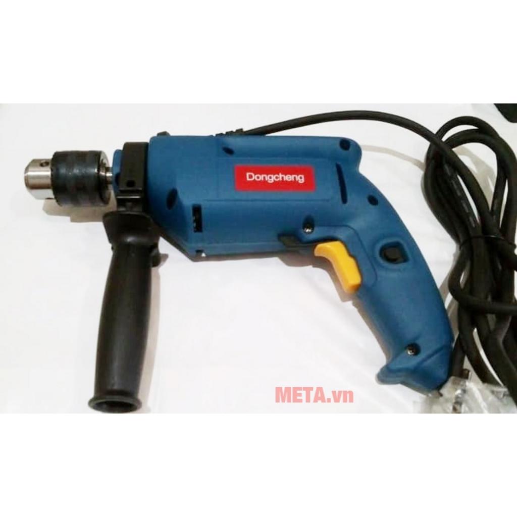 DongCheng DZJ02-13 đáp ứng tốt nhu cầu khoan đa vật liệu trong gia đình và công trình nhẹ.