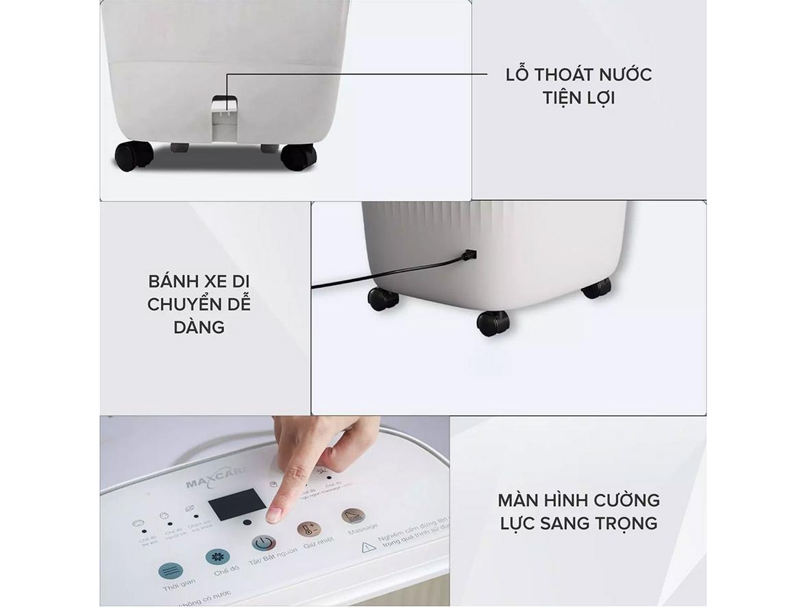 Bảng so sánh phiên bản Max648 Smart với các dòng bồn ngâm chân phổ thông